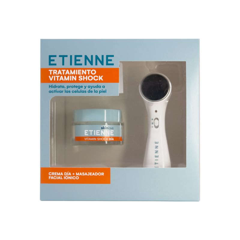 ETIENNE - Set Etienne Crema Día Vitamin Shock + Máquina.-
