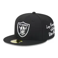 NEW ERA - Gorra 59Fifty Las Vegas Raiders NFL Team Verbiage Black