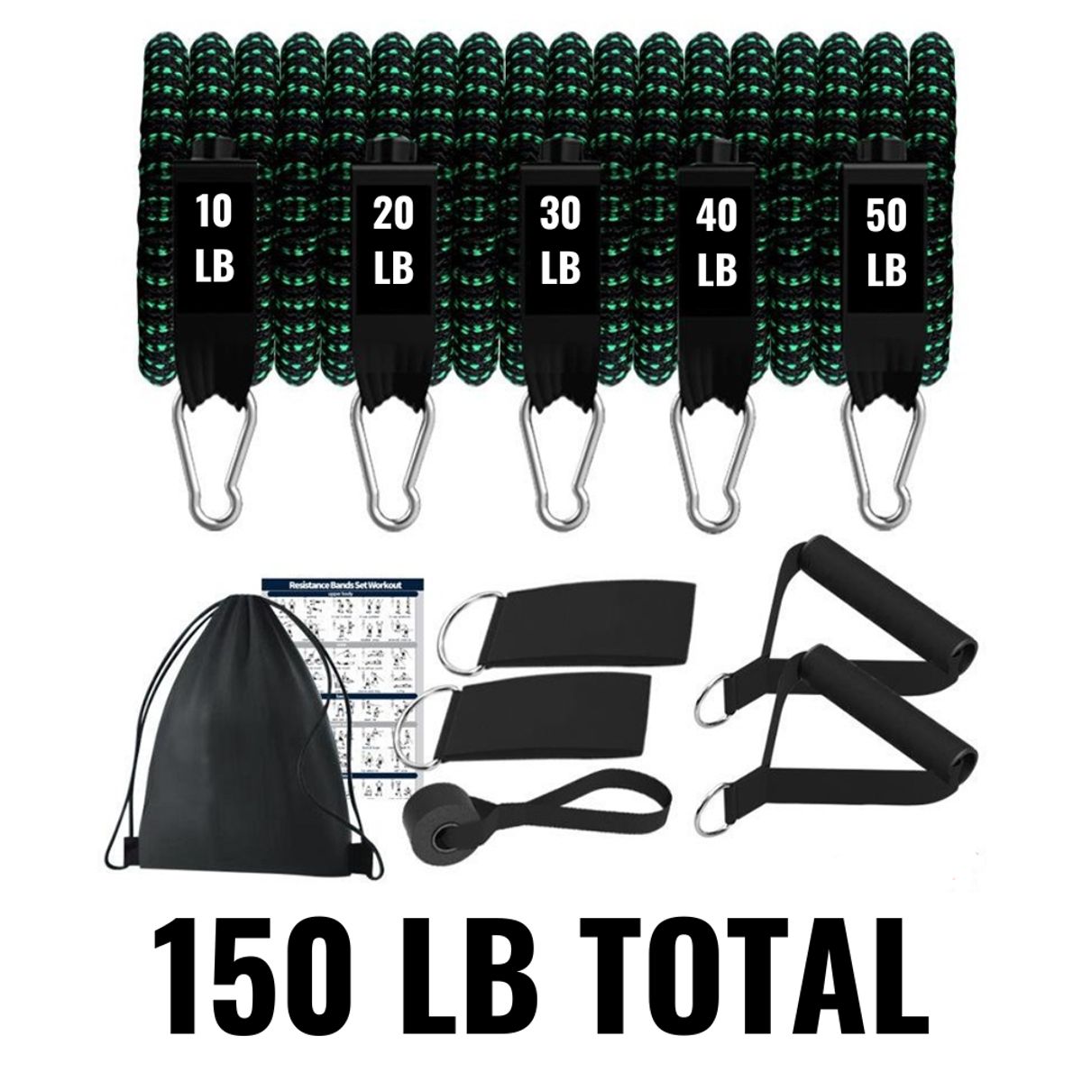 GENERICO - Cuerda De Resistencia 150 Libras