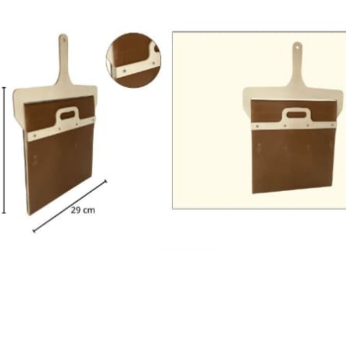 GENERICO - Espátula De Pizza Pala De Pizza Metalica Reposteria 37X33X29Cm