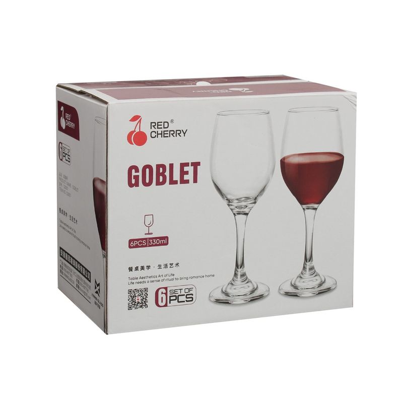 GENERICO - Juego De Copas De Vino 6 Piezas