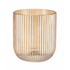 LUGANO - Set 6 Vasos Bajos 27 cl Static Amber