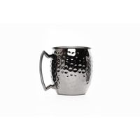 Jarra 500ml Martillado Negro Brillante Moscow Mule