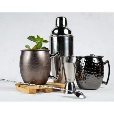 Imagen 2 del producto Jarra 500ml Martillado Negro Brillante Moscow Mule
