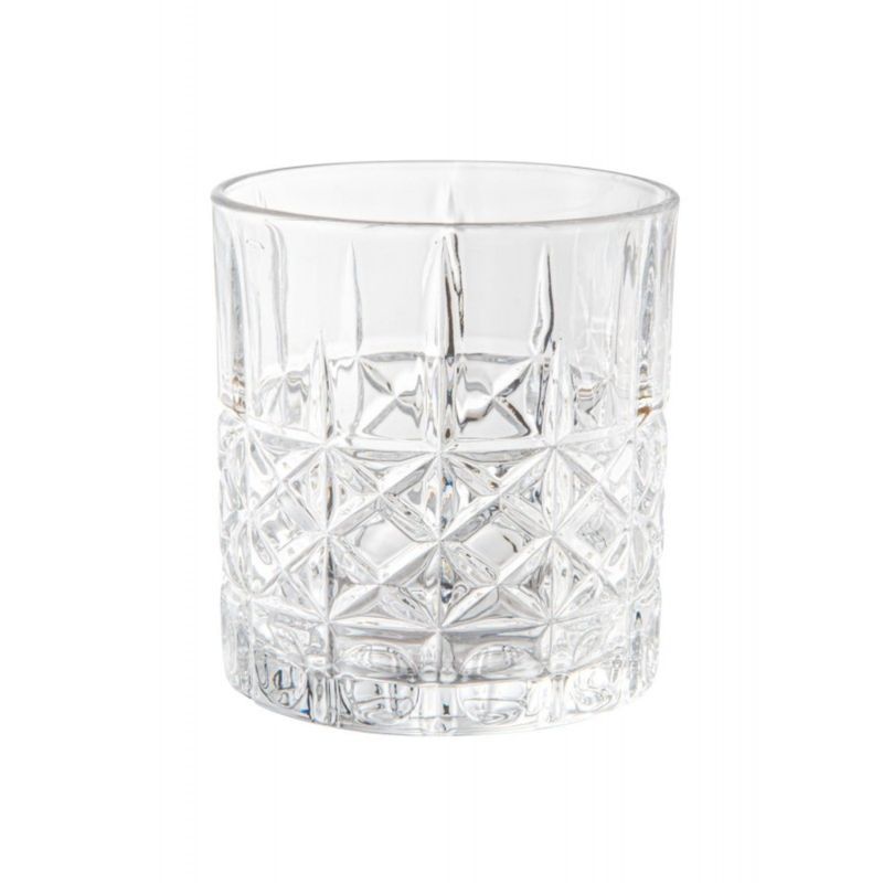 FTA - Set 6 Vasos Bajo 33cl Vintage Vidrio Transparente FTA