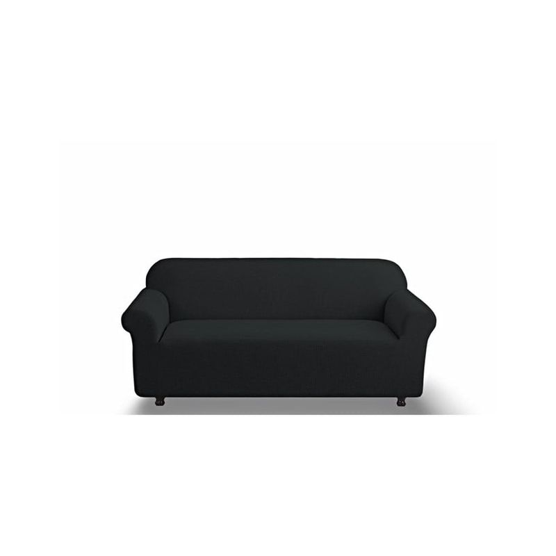 GENERICO - FUNDA PARA SOFA CUADRILLE DE 3 CUERPO NEGRO
