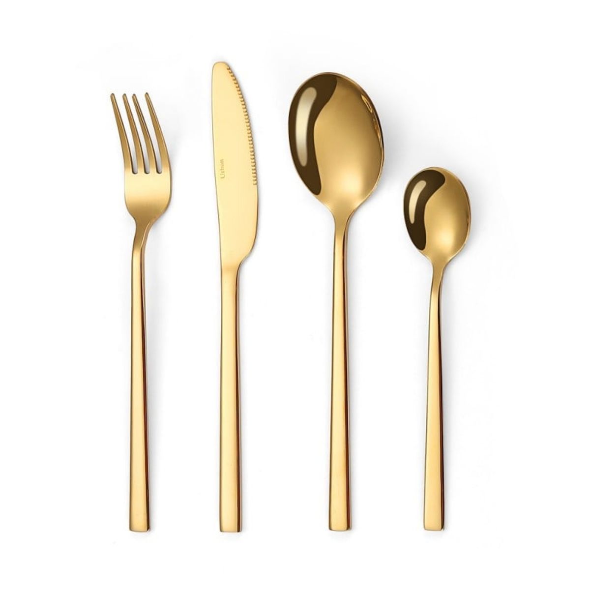 FTA - Set Cuberteria 24 Pzs Dorado Urban Acero Inoxidable FTA