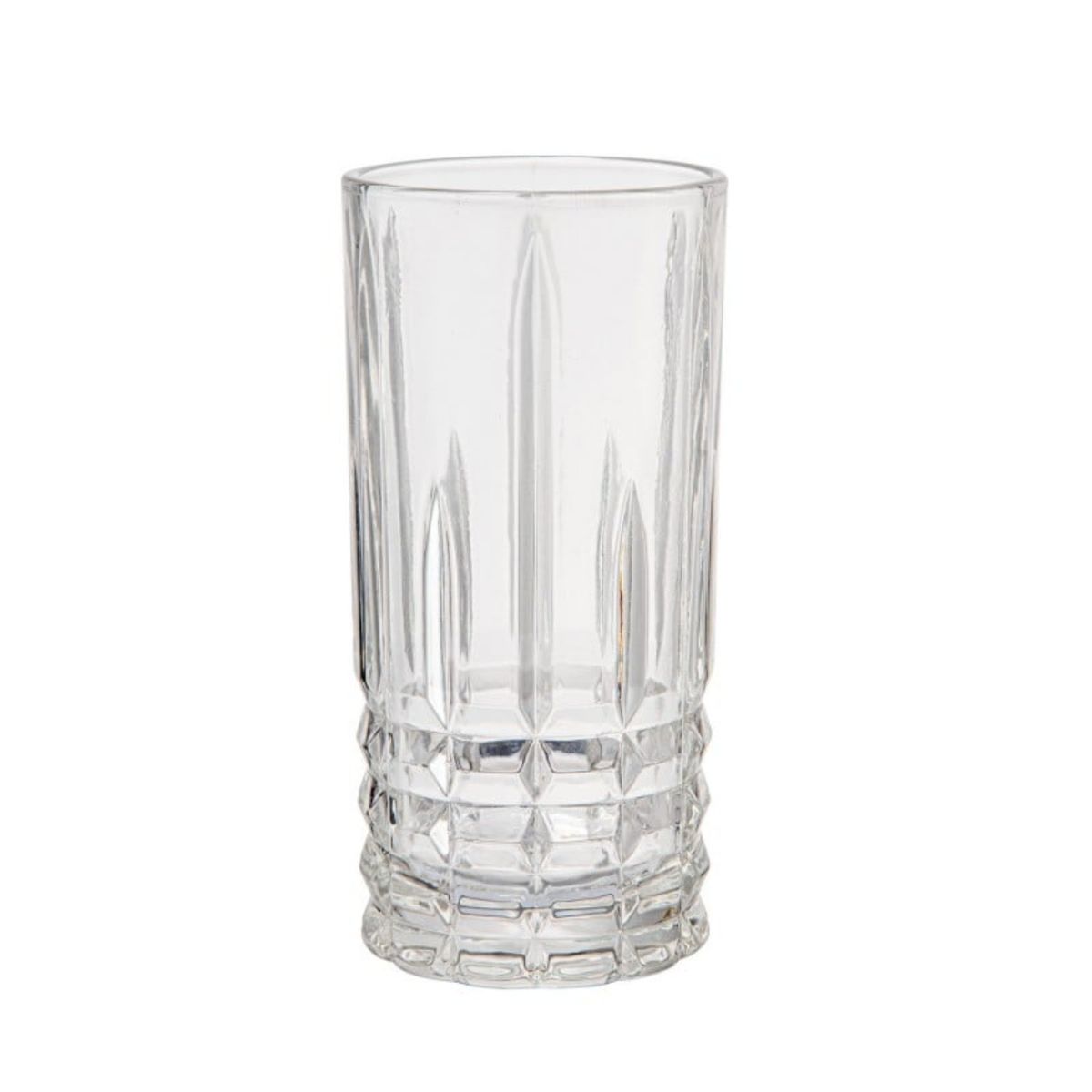 FTA - Set 6 Vasos Alto 36cl Vintage Vidrio Transparente FTA