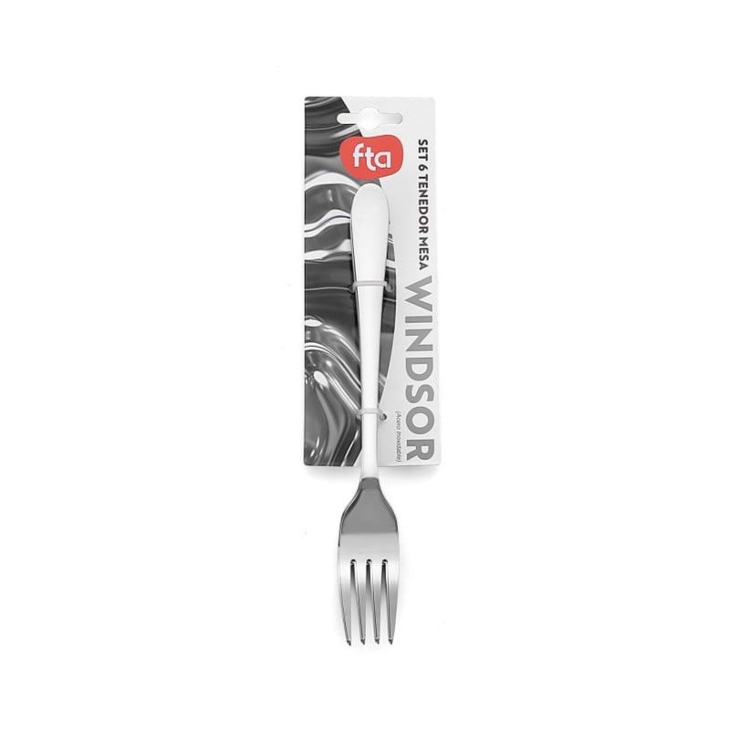 FTA - Set 6 Tenedor Mesa Windsor Acero Inoxidable FTA