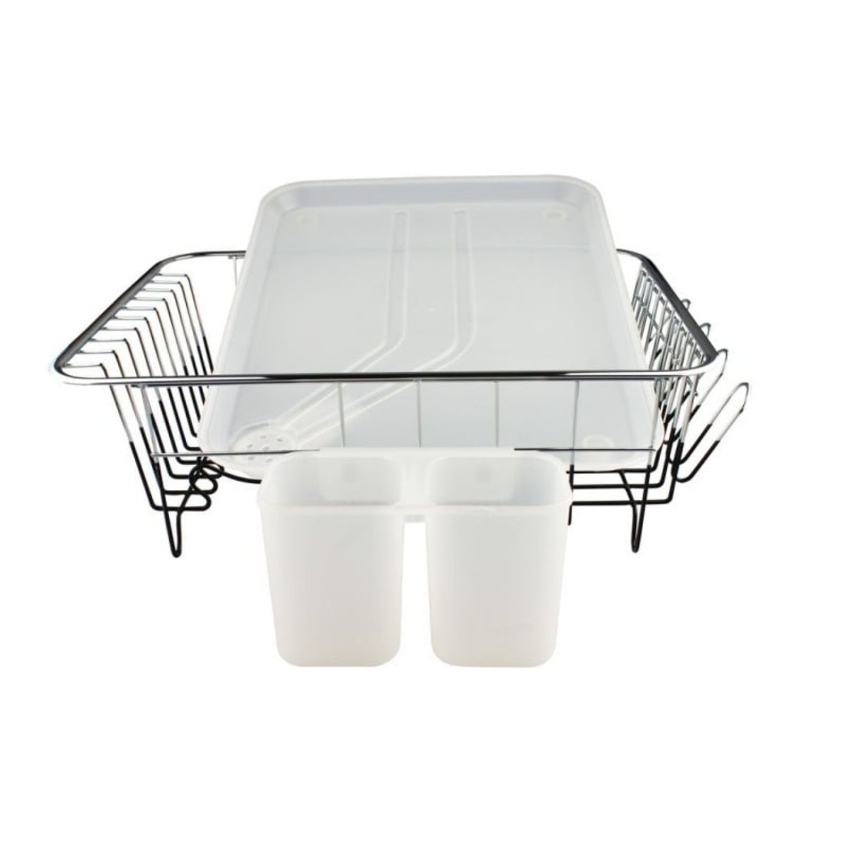 FTA - Secaplatos Cromado 431x305x165 1 Nivel Aluminio Blanco FTA