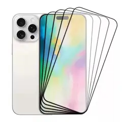 GENERICO - Pack 3 Micas Vidrio Templado Para iPhone 16 Pro Max