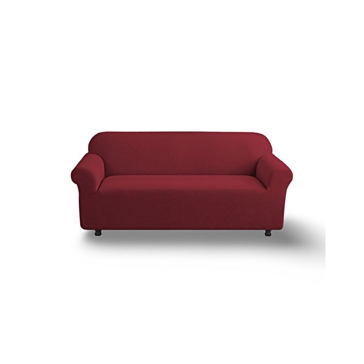 GENERICO - FUNDA PARA SOFA CUADRILLE DE 3 CUERPO BURDEO