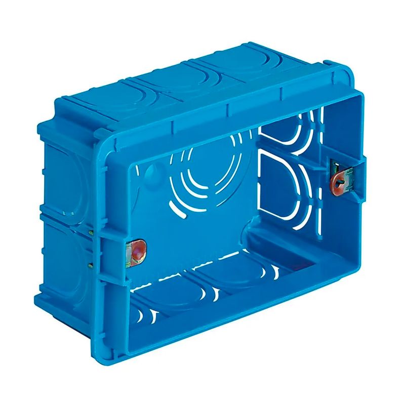 GENERICO - Caja Embutida Libre de Halógenos 5/8 12 Salidas 59x96x50mm