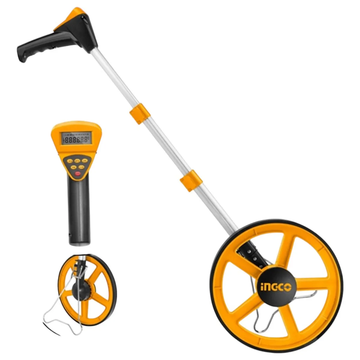 INGCO - Rueda Medición Odometro Digital + Bolso Ingco Hdmw23