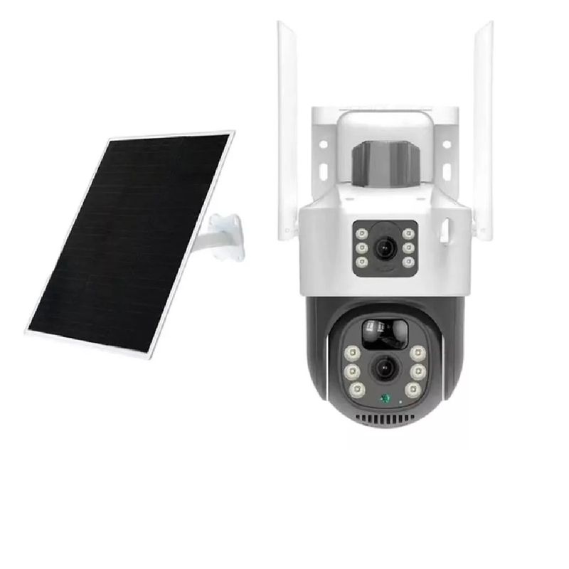 GENERICO - Camara Ip Solar Seguridad Wifi Exterior Hd 1080p Nocturnapt