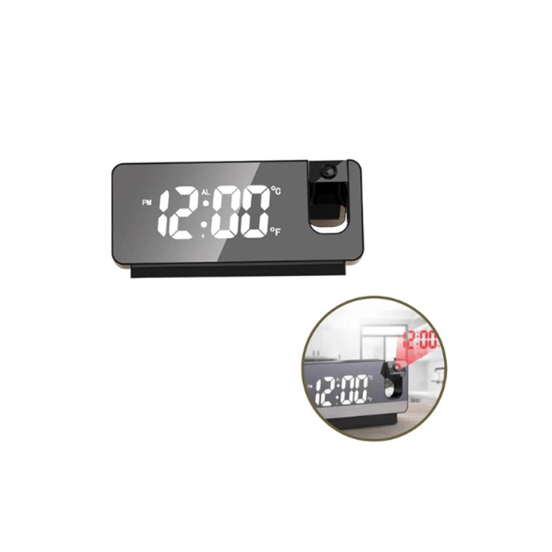 GENERICO - Reloj Digital Con Proyector LED