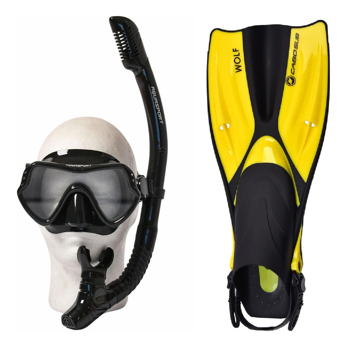 AQUASPORT - Kit Full Vision Pro - Amarillo
