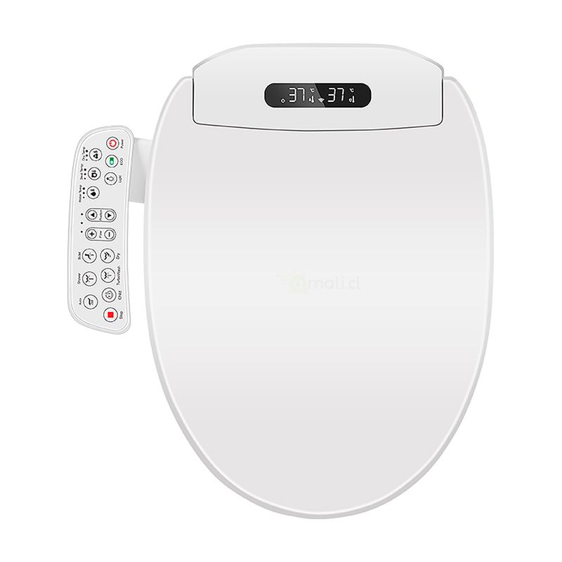 BE BLU - Tapa de Inodoro Inteligente BLU102 L con Bidet Panel Control Lateral