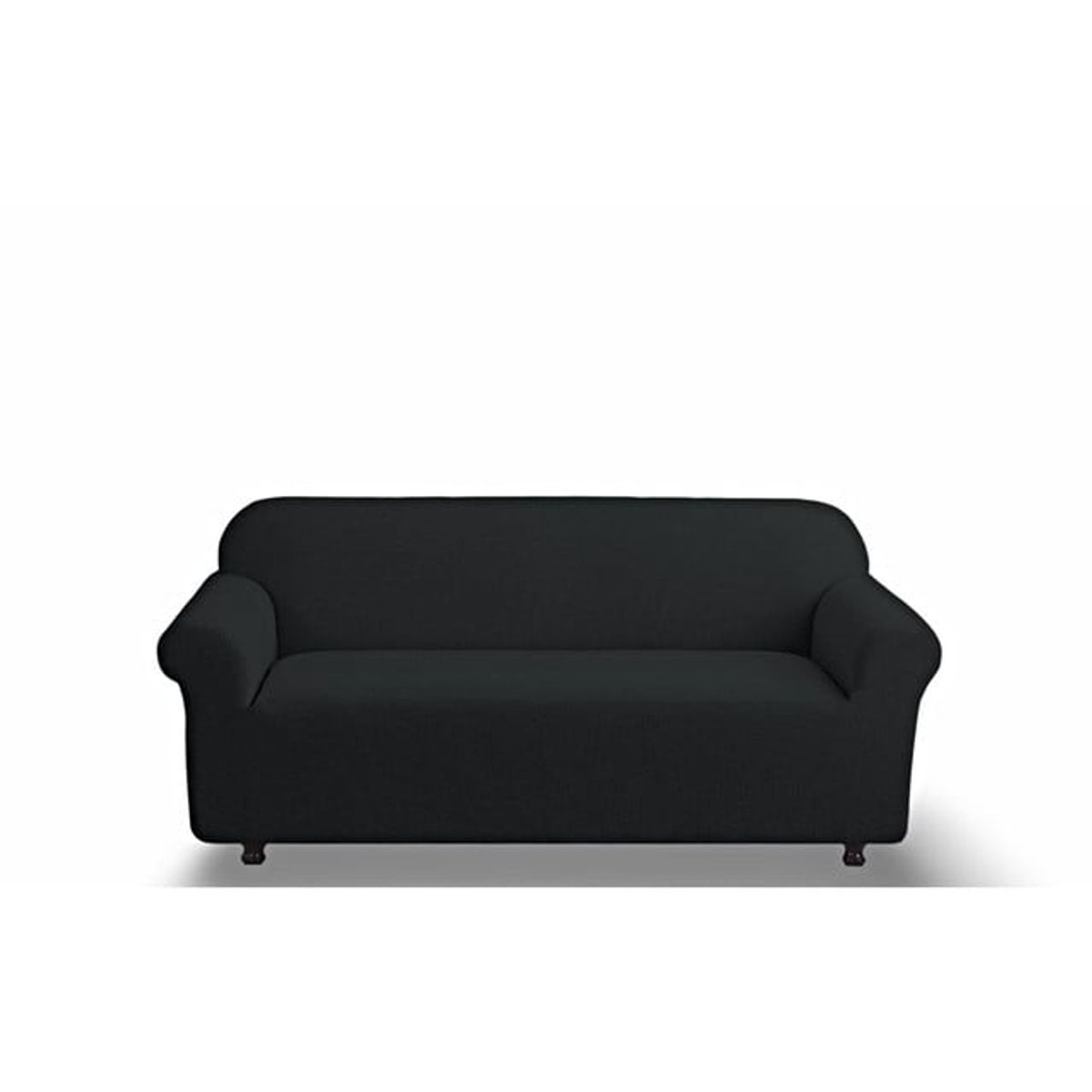 GENERICO - FUNDA PARA SOFA CUADRILLE DE 3 CUERPO NEGRO