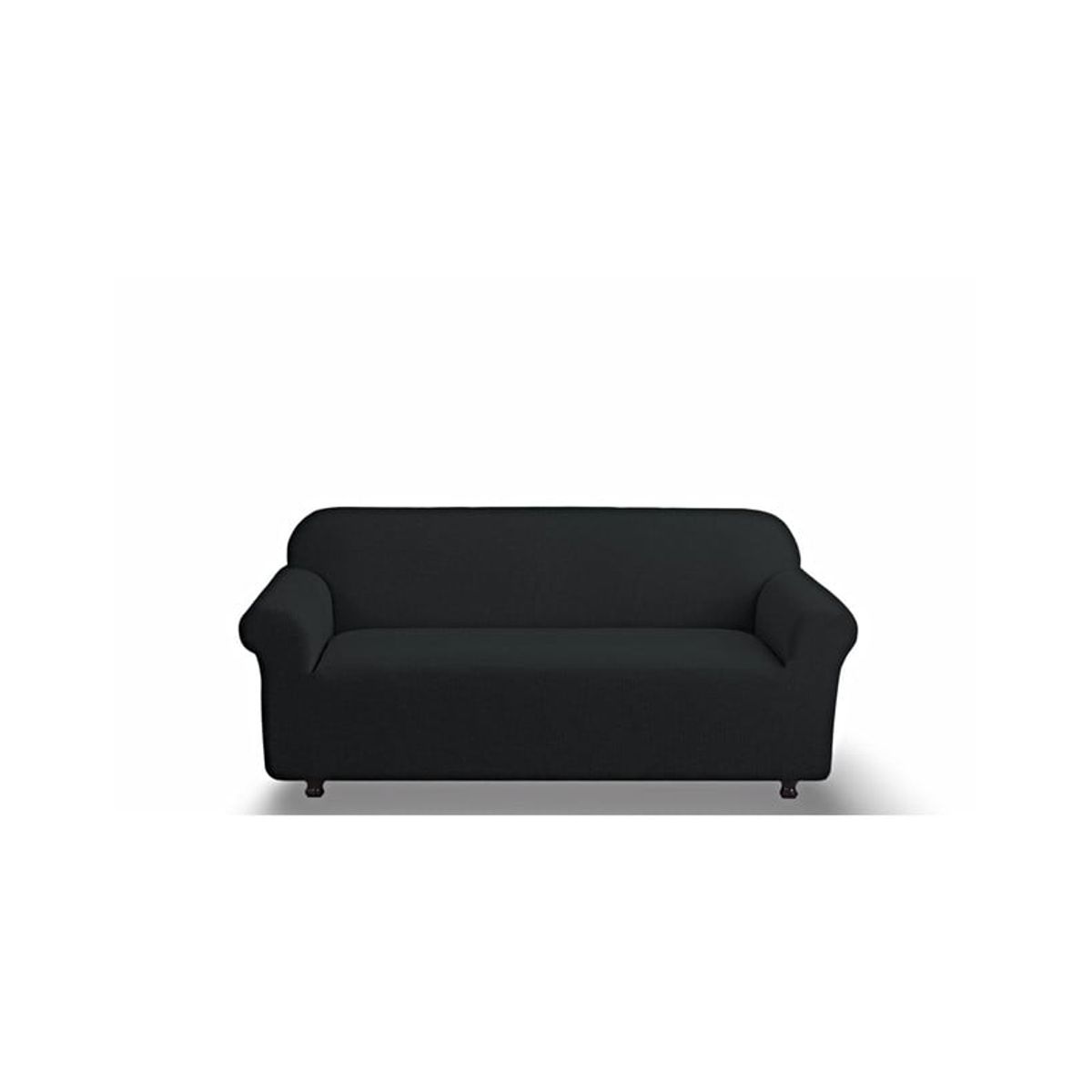 GENERICO - FUNDA PARA SOFA CUADRILLE DE 3 CUERPO NEGRO