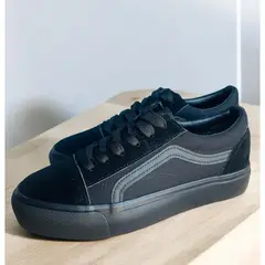 BOTELI - Zapatillas Negro Escolar Mujer Urbanas