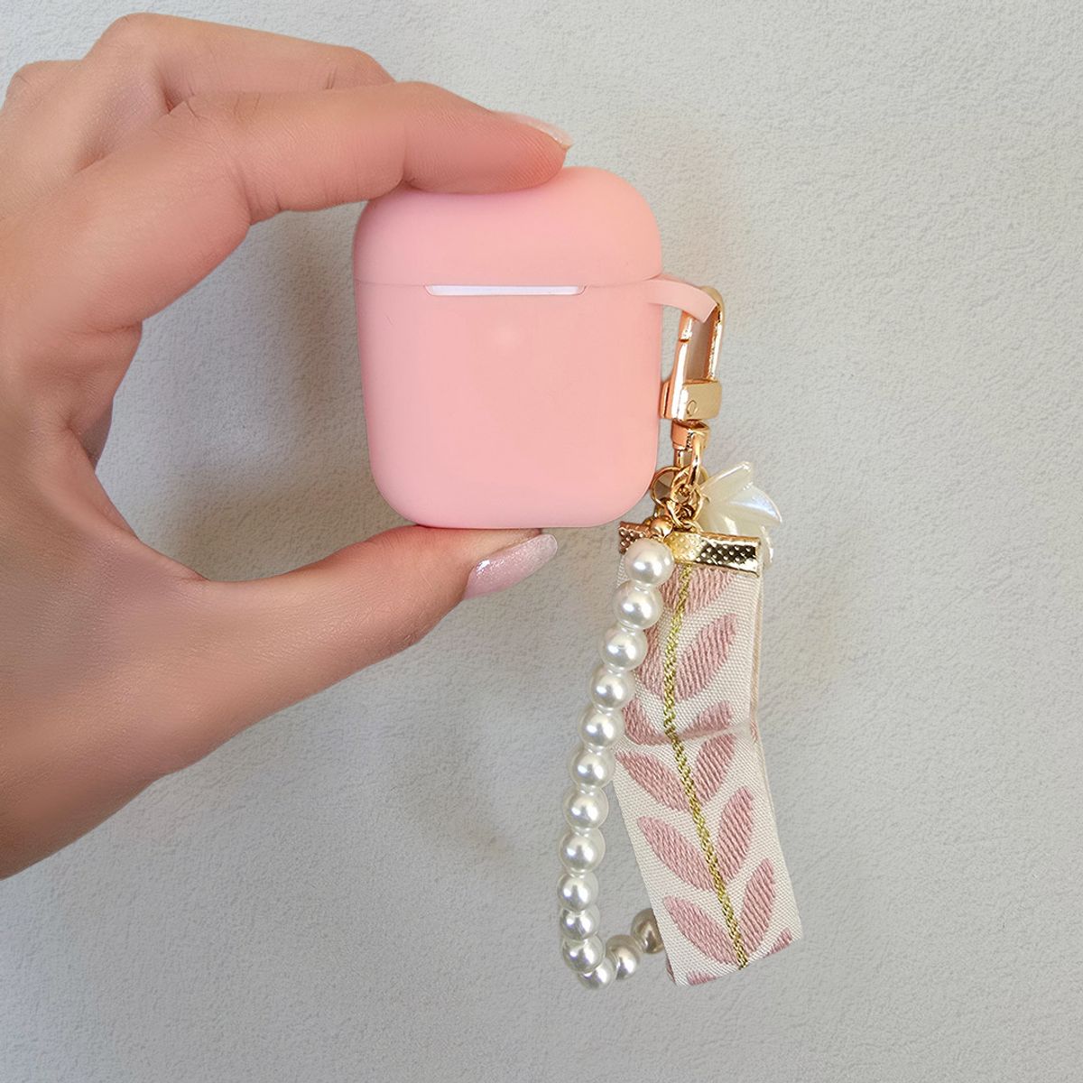 GENERICO - Funda para Audífonos Fashion Rosado - Compatible Airpods 1 y 2