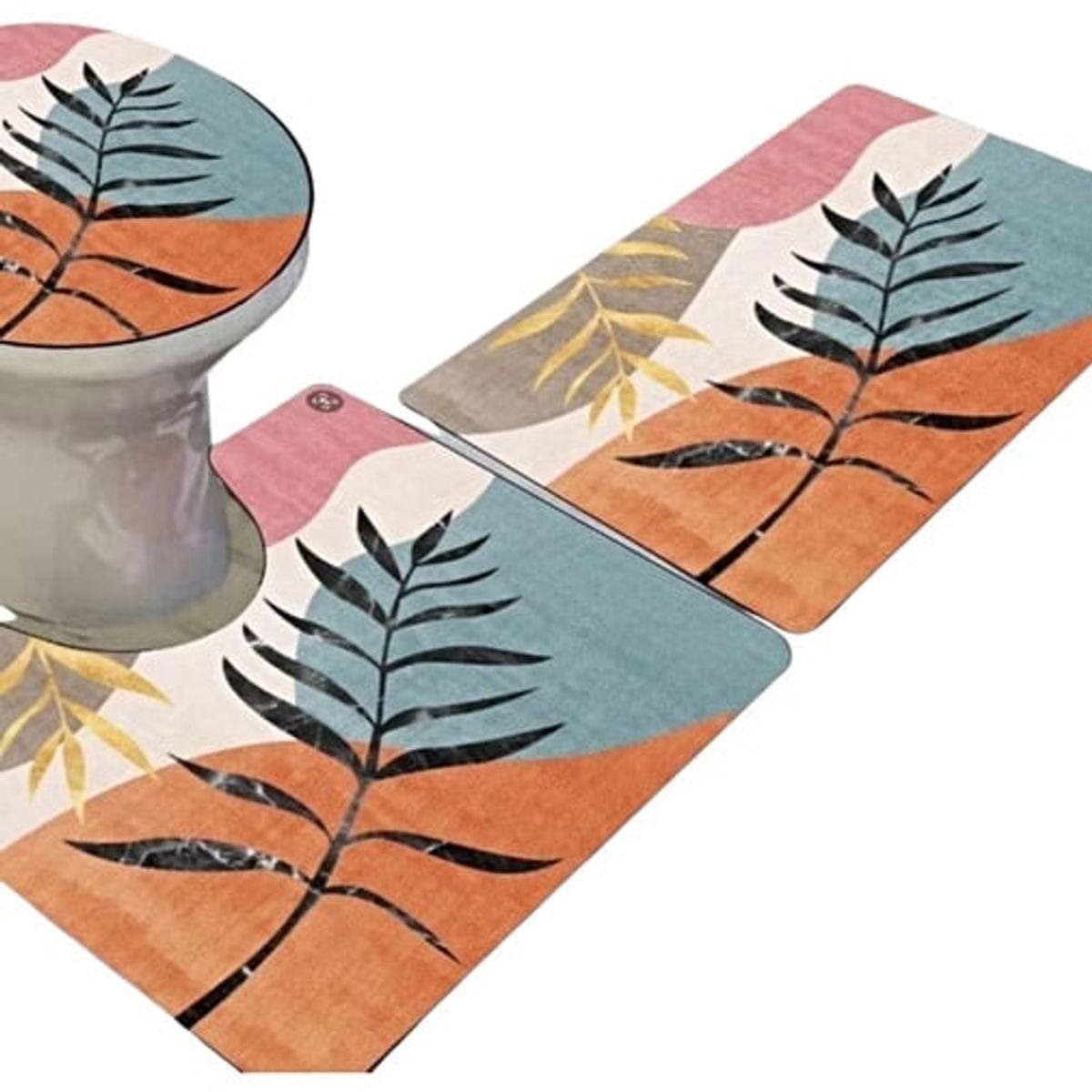 GENERICO - SET DE BAÑO ANTIDESLIZANTE DE 3 PIEZAS A8