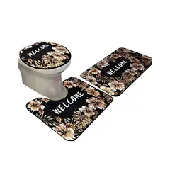 GENERICO - SET DE BAÑO ANTIDESLIZANTE DE 3 PIEZAS A9