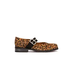 GIANI DAFIRENZE - Zapato Mujer De Cuero Malala Print Negro C1
