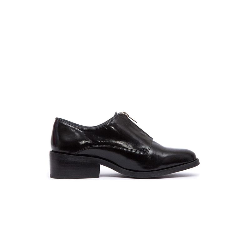 GIANI DAFIRENZE - Zapato Mujer De Cuero Leonor Negro C1