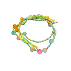 TAROT CHURRUCA OFICIAL - Pulsera o tobillera o adorno de cabello multicolor juvenil