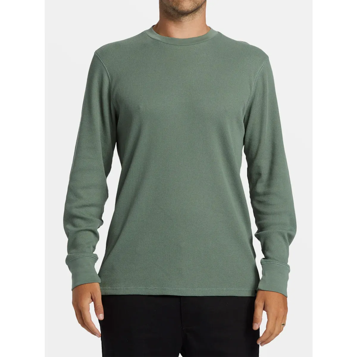 BILLABONG - Polera Hombre Essential Thermal Verde BILLABONG