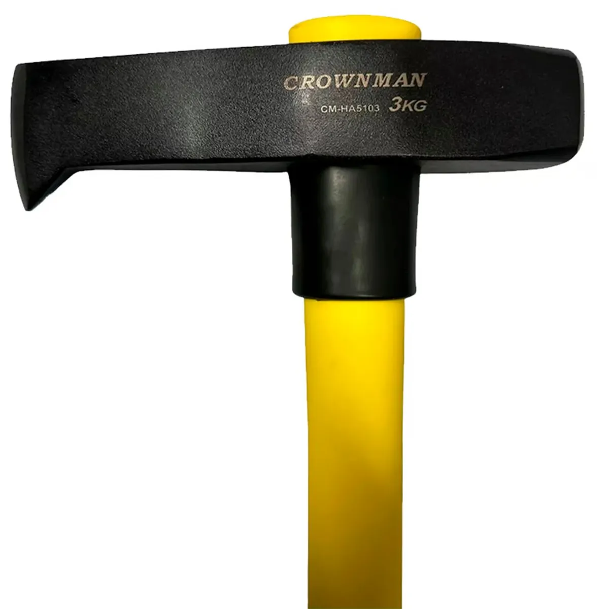 GENERICO - Hacha Como Leñadora 3kilo Mango Fibra Reforzado Profesional