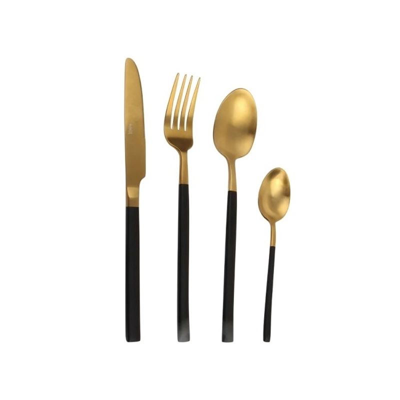 KITCHENWARE - SET CUBERTERIA 24 PIEZAS BISTRÓ COPPER