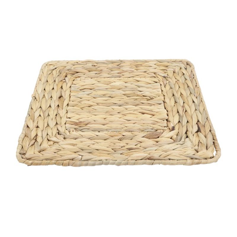 OEM - SET X 2 SALVAMANTELES 28X28CM RATTAN CUADRADO OD