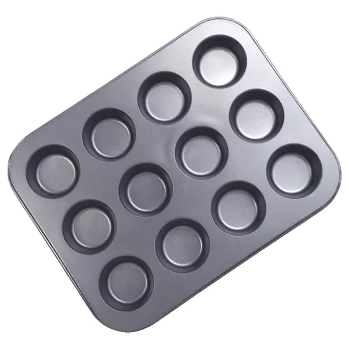 OEM - MOLDE 12 MUFFIN 348X264X3CM ACERO ORIO
