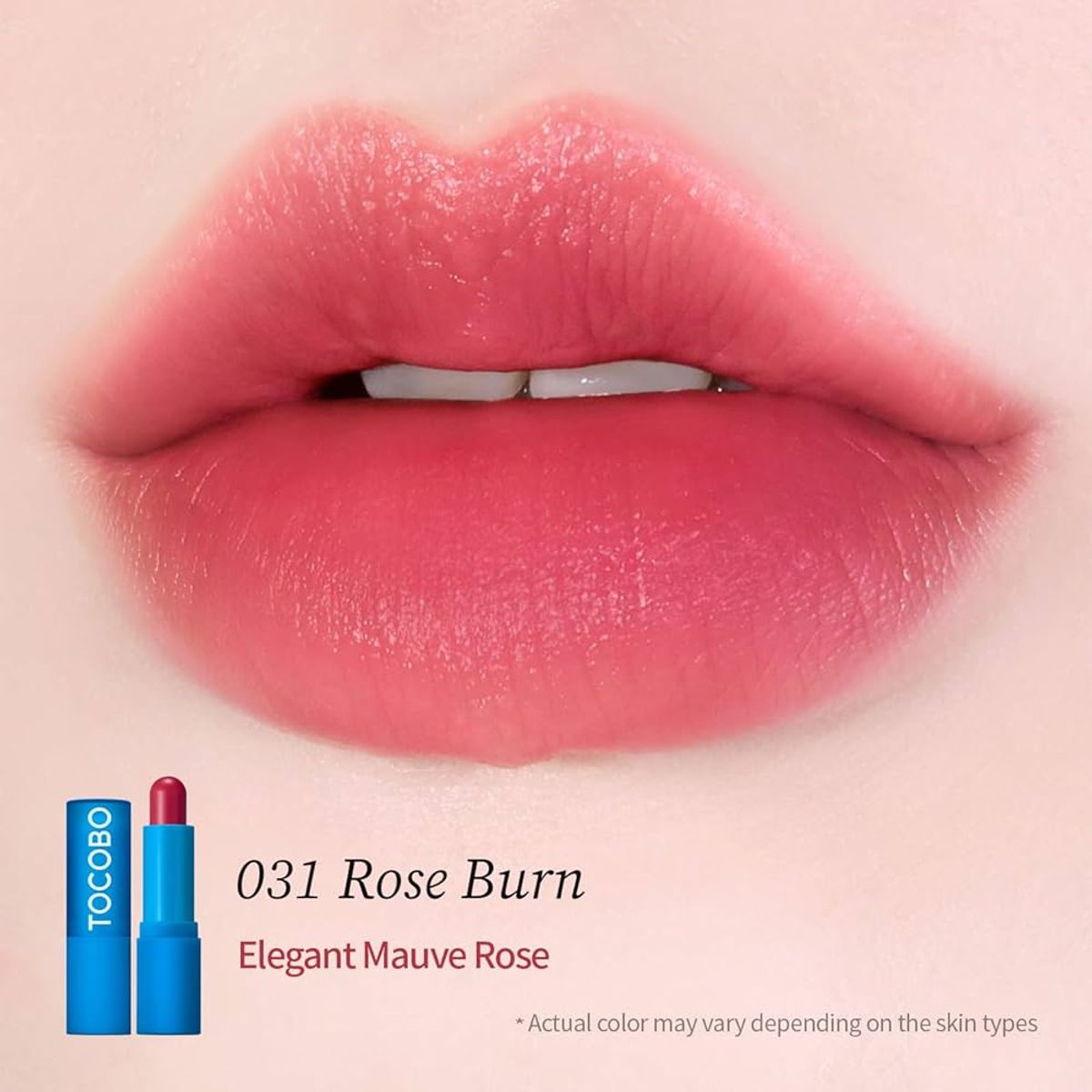 TOCOBO - Tocobo 031 Powder Cream Lip Balm Rose Burn