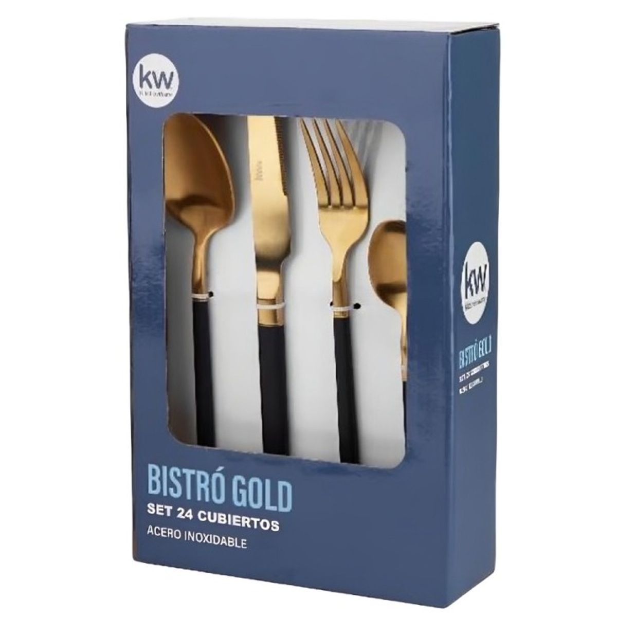KITCHENWARE - SET CUBERTERIA 24 PIEZAS BISTRÓ COPPER