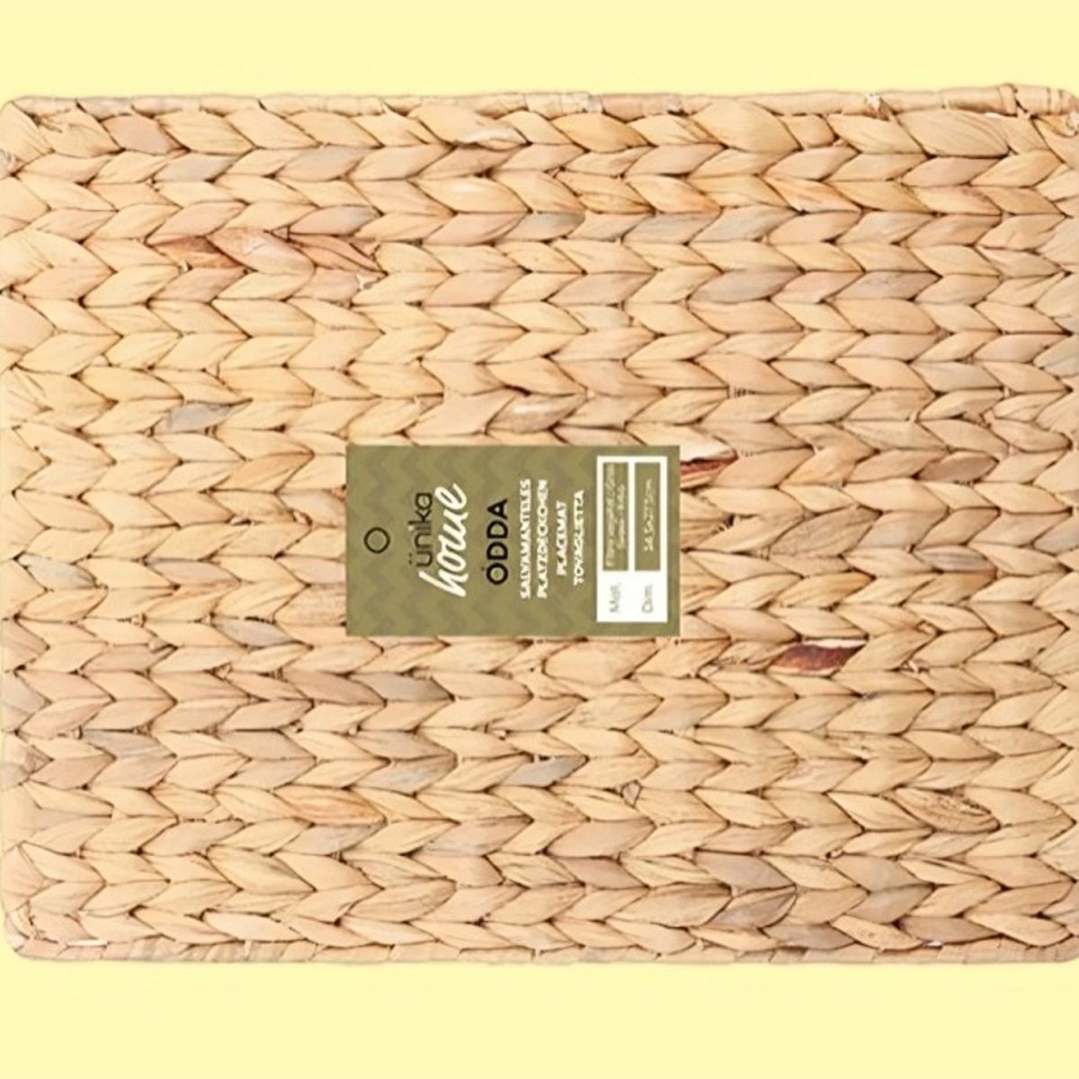 OEM - SET X 2 SALVAMANTELES 345X275CM RATTAN RECTANG