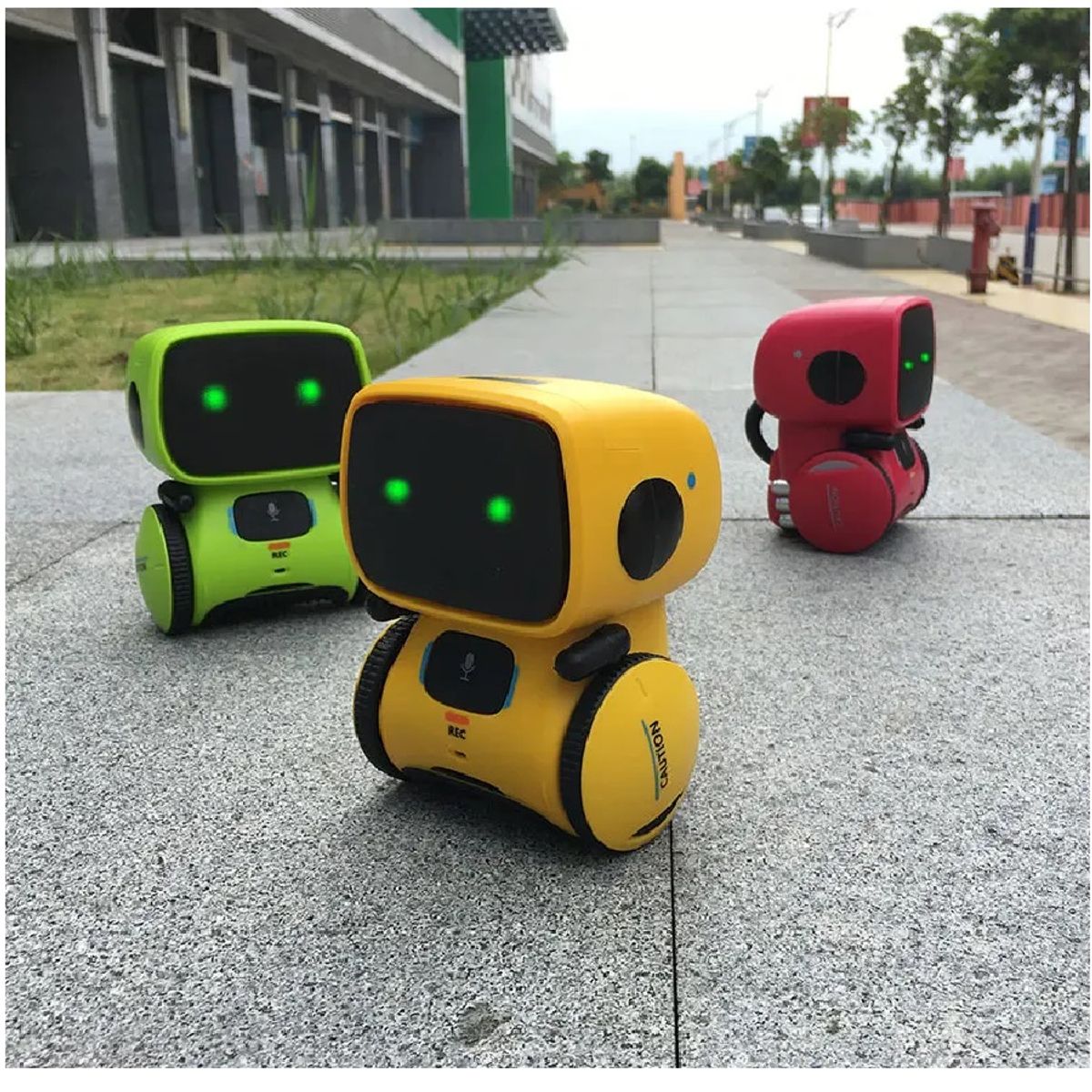 GENERICO - Robot Interactivo Emo Toys Inteligente Hablador Rojo