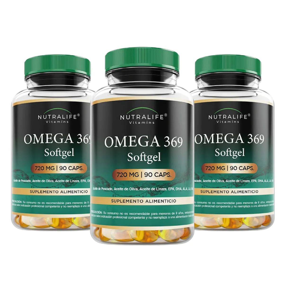 NUTRALIFE - Triple Omega 369  Lf  270 SofGels 3x90.  Epa/ Dha / LA