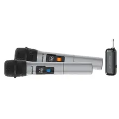 MASTER G - Par De Micrófonos Inalámbricos Con Receptor Uhf MasterG