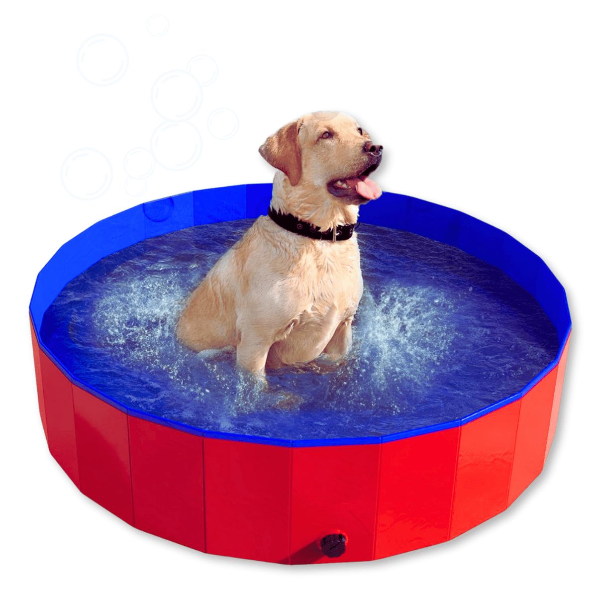 LINE - Piscina Bañera Portátil Plegable Perros Y Mascotas 80x20cm