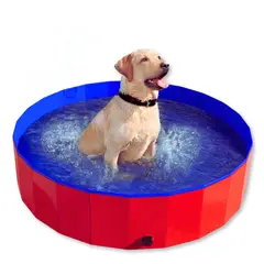 LINE - Piscina Bañera Portátil Plegable Perros Y Mascotas 80x20cm