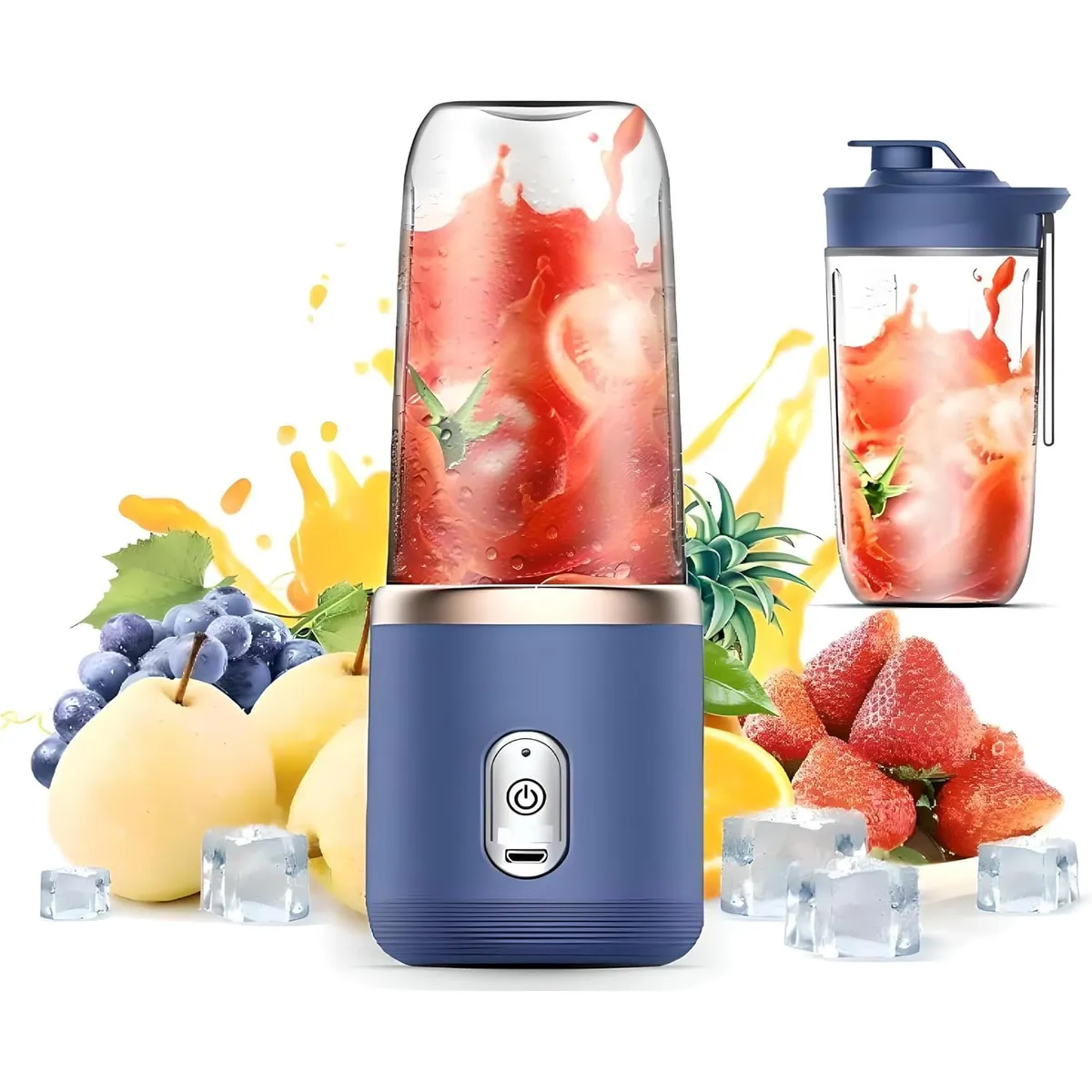 KUANGYE - Mini Licuadora Portatil Para Batidos Y Smoothies