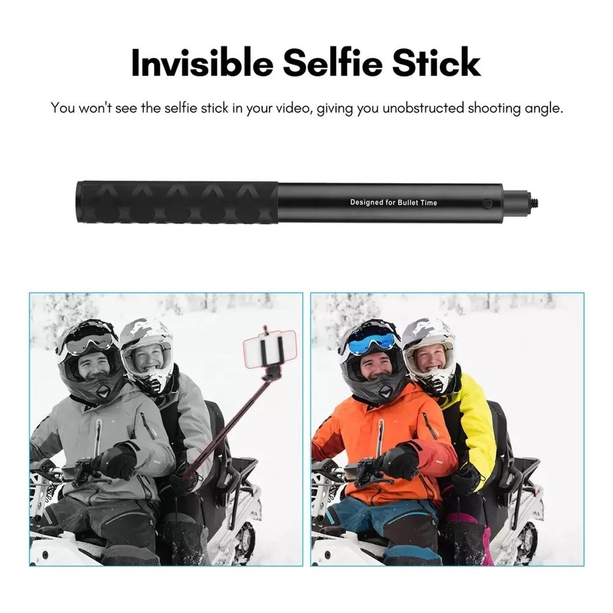 KUANGYE - Soporte Camara Manillar Moto Bicicleta Para Insta360 Onex2r gopro