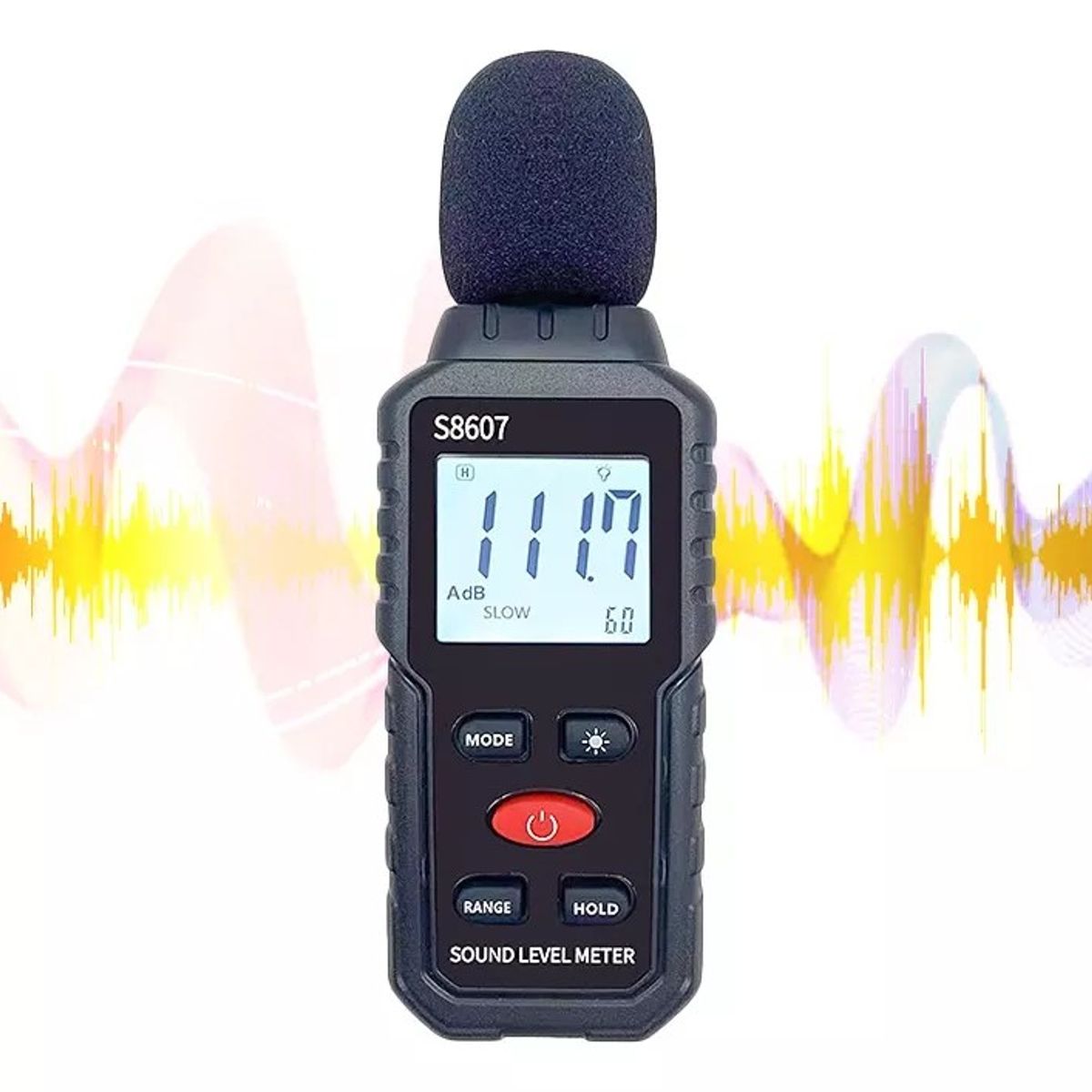 KUANGYE - Medidor Nivel Ruido Sonometro Decibeles 30 - 130 Dba Mod2