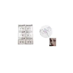 GENERICO - Pegatinas De Diamantes Para Rostro 12x19cm 1pcs