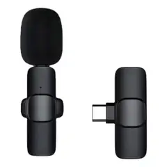 MALIK - MICRÓFONOS INALÁMBRICO SOLAPA LAVALIER PARA CELULAR USB-C