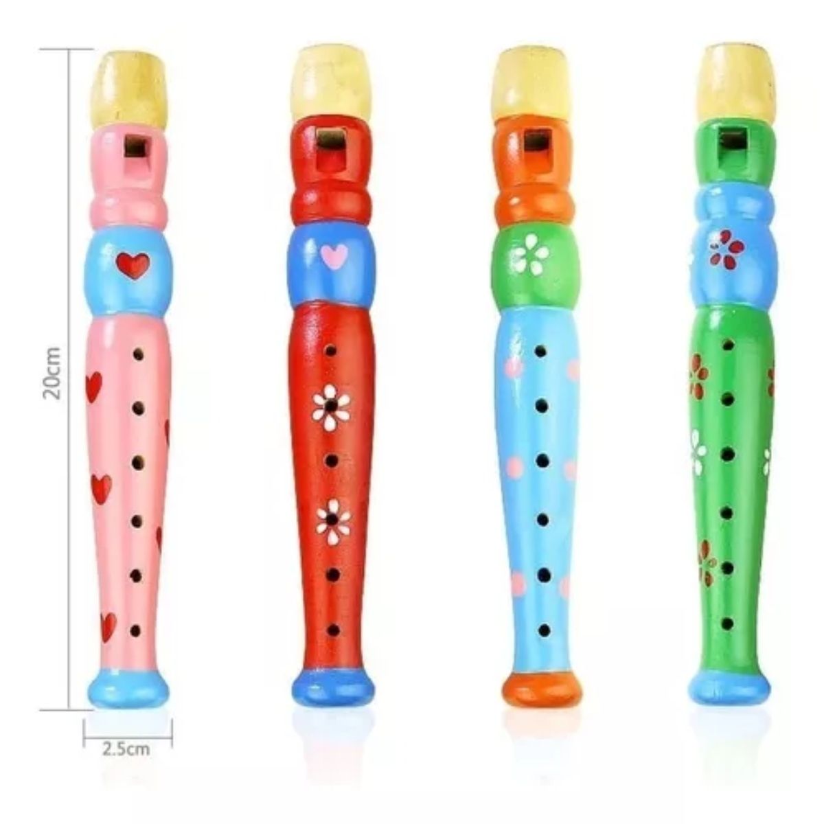 OEM - Flauta Chica Juguete Madera